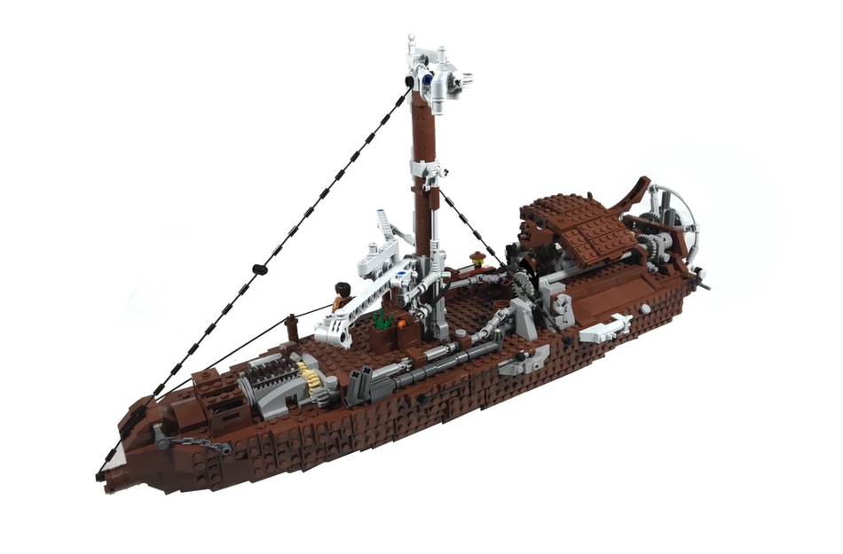 Lego steampunk ship new arrivals