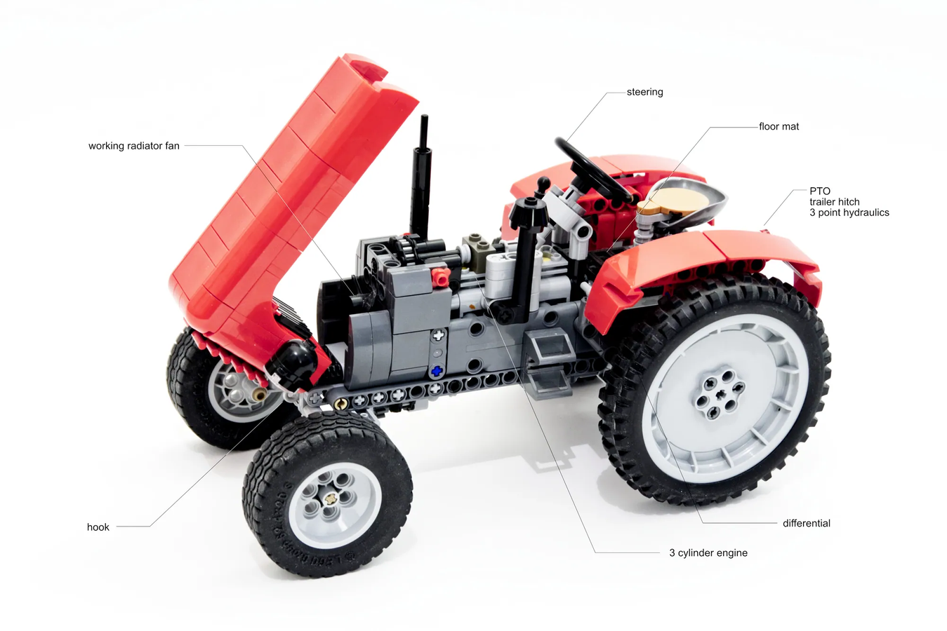 LEGO IDEAS Blog 10K Club Interview Classic Tractor by pezzz