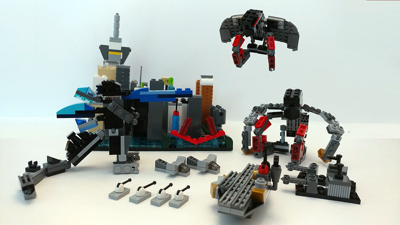 godzilla de lego