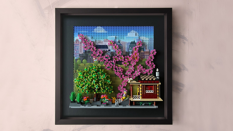 Lego wall sale art ideas