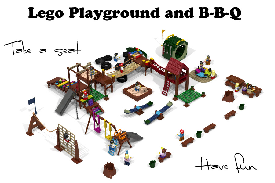 Lego playground hot sale ideas