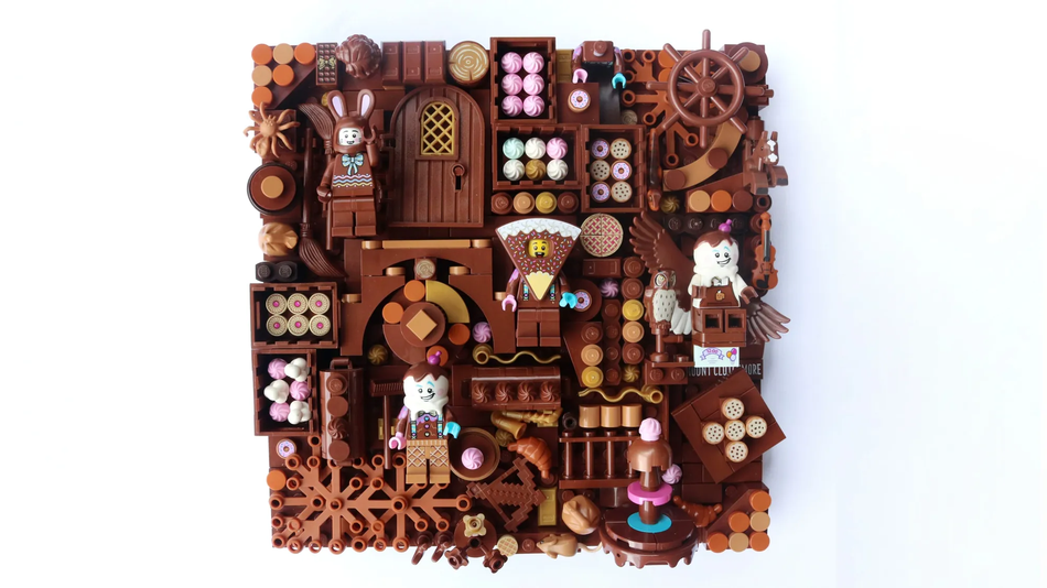 Lego house best sale of chocolate