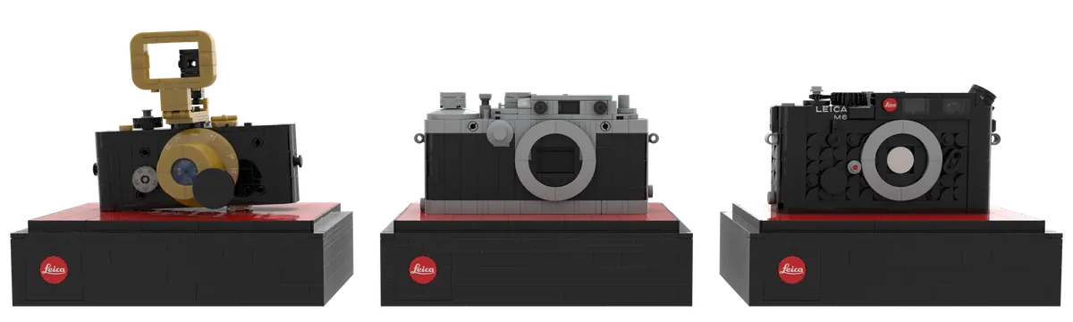 Kits de LEGO de Leica te permiten construir tu propia cámara de LEGO