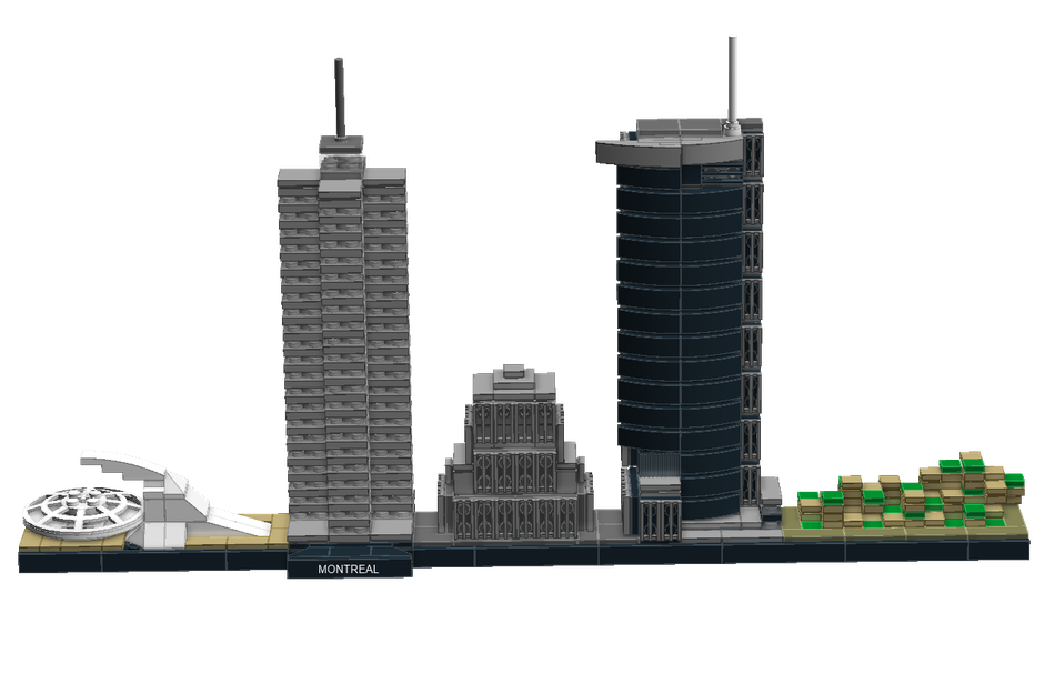 Skyline lego online architecture