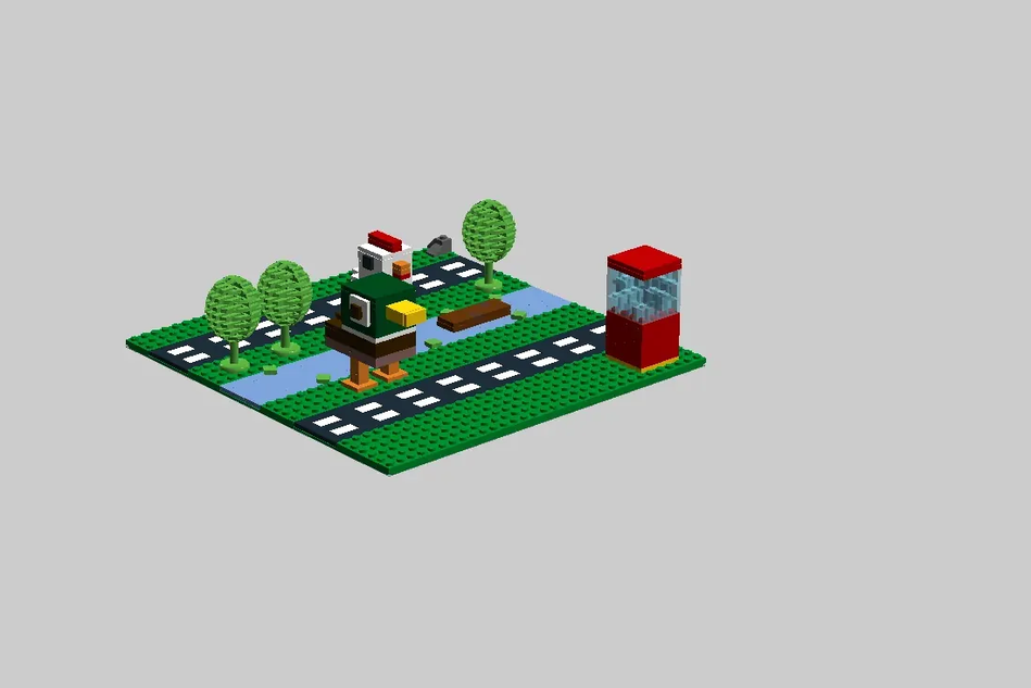 Road lego best sale