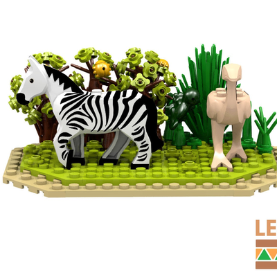 lego zebra