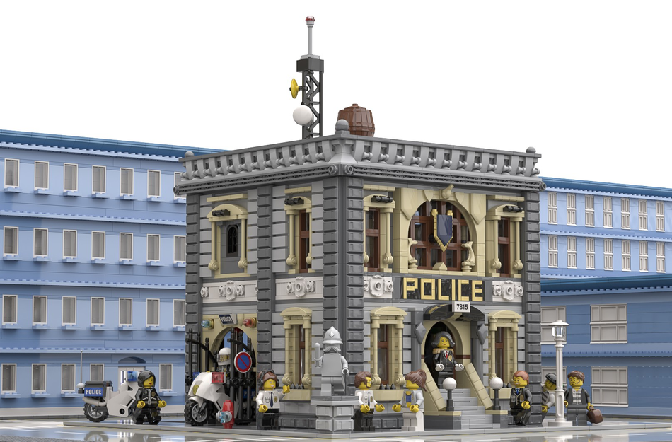 Old best sale lego police