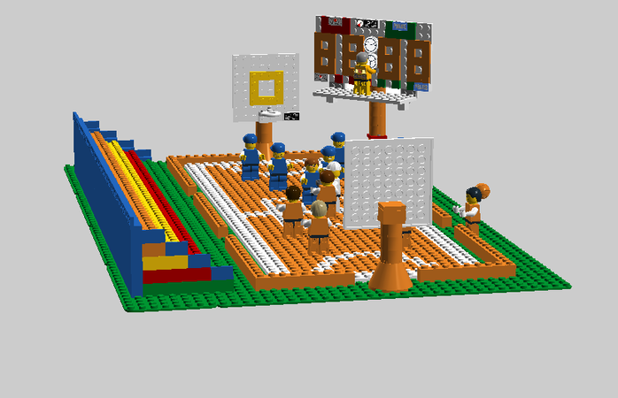 lego basketball court