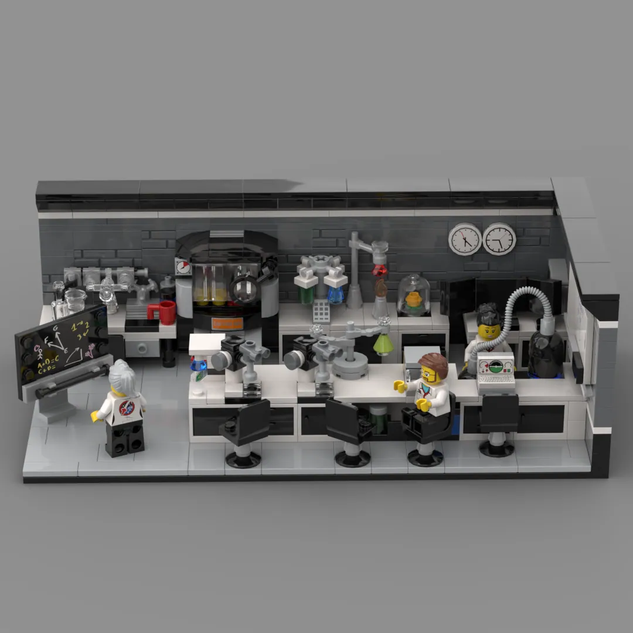 Lego laboratory hot sale moc