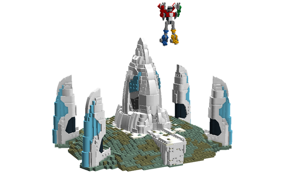 Voltron castle best sale of lions toy