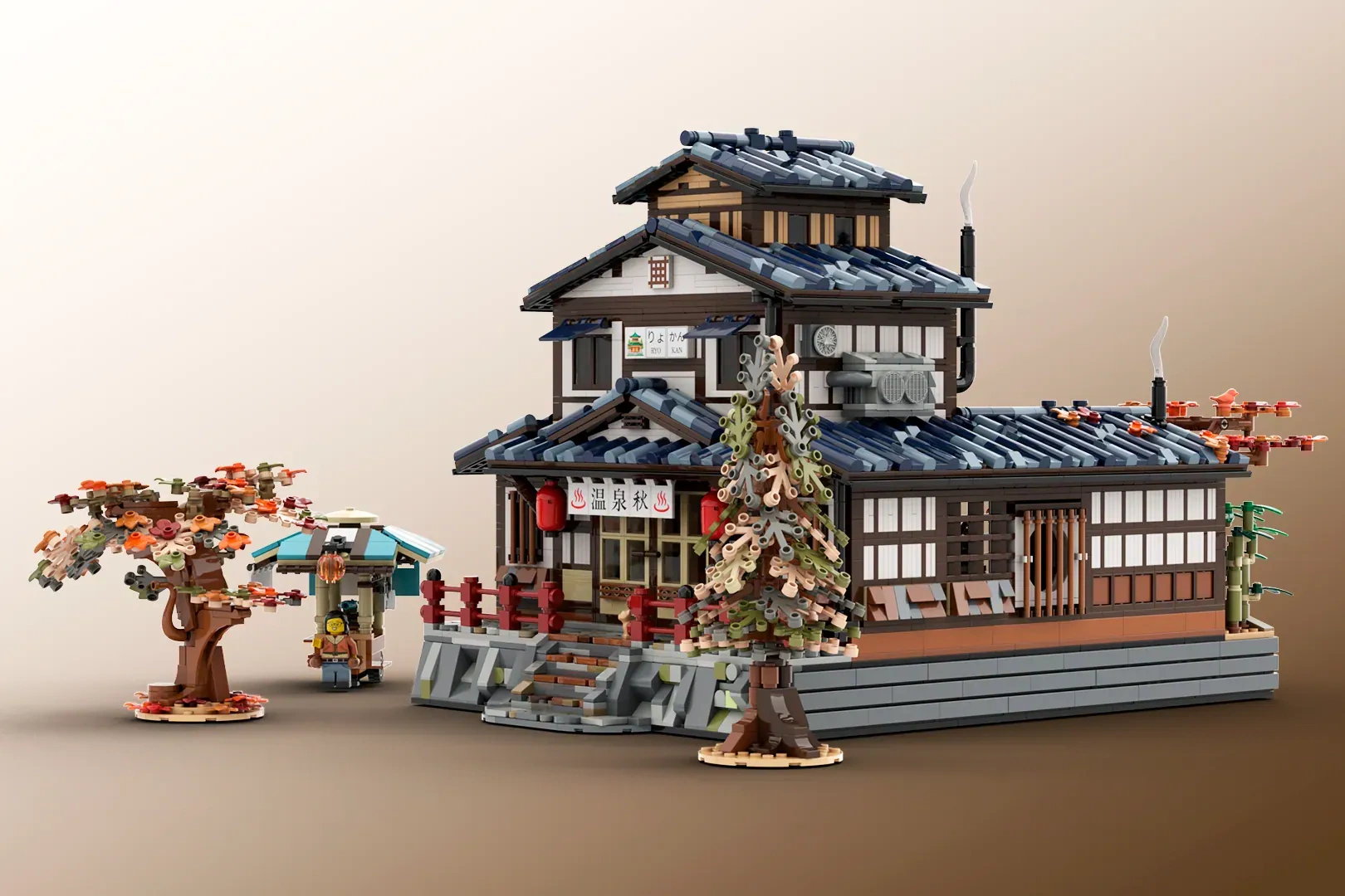 10K Club Interview: Autumn Japanese Onsen by Brickcat-94 | LEGO® Ideas