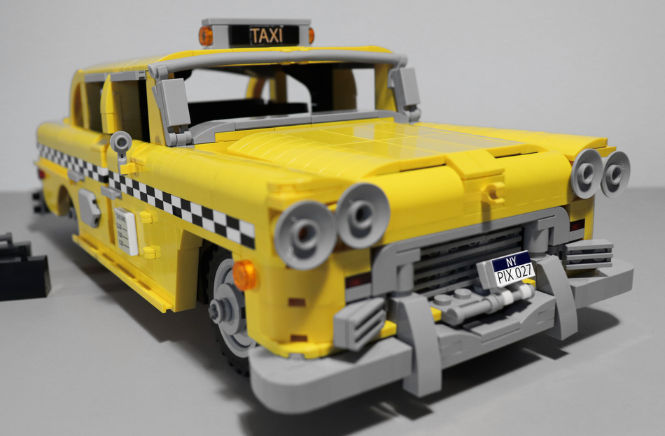 Lego yellow online taxi