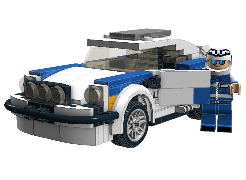 Lego city rally hot sale