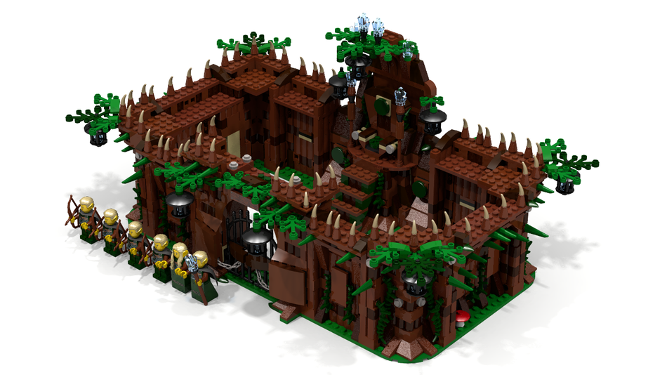 Lego store elves castle