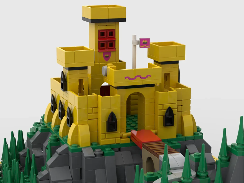 Lego store yellow castle