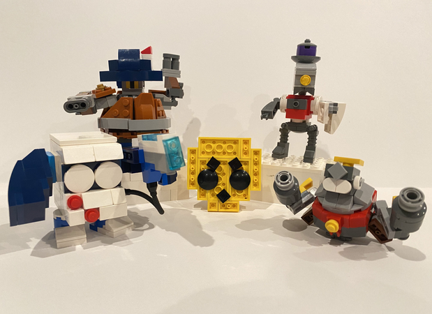 Lego Ideas Brawl Stars Brawlers Barley Tick Darryl And 8 Bit