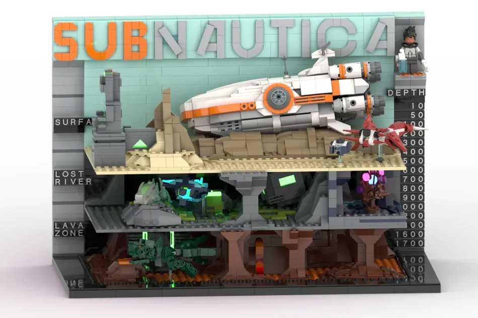 LEGO IDEAS Layers of Subnautica