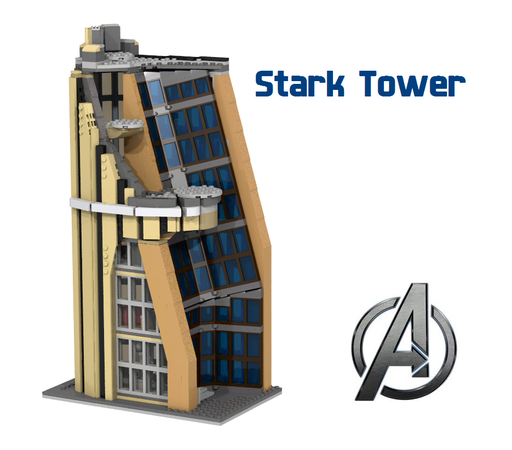 tony stark tower lego