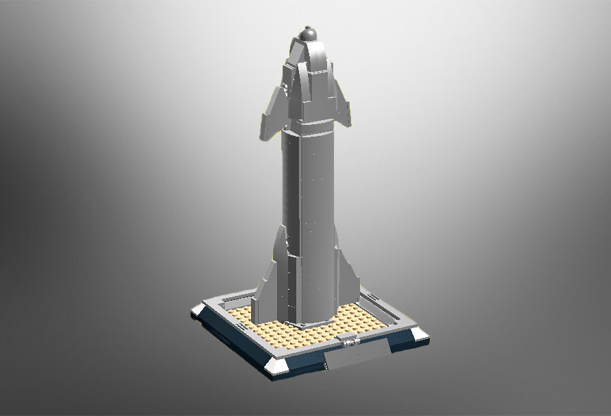 Lego best sale space x