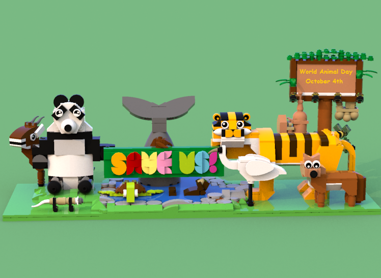 Lego discount animal ideas