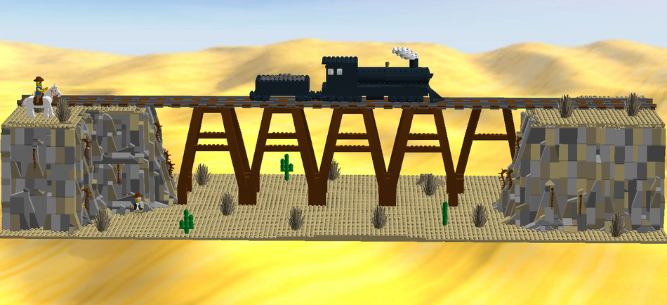 Lego cheap western train