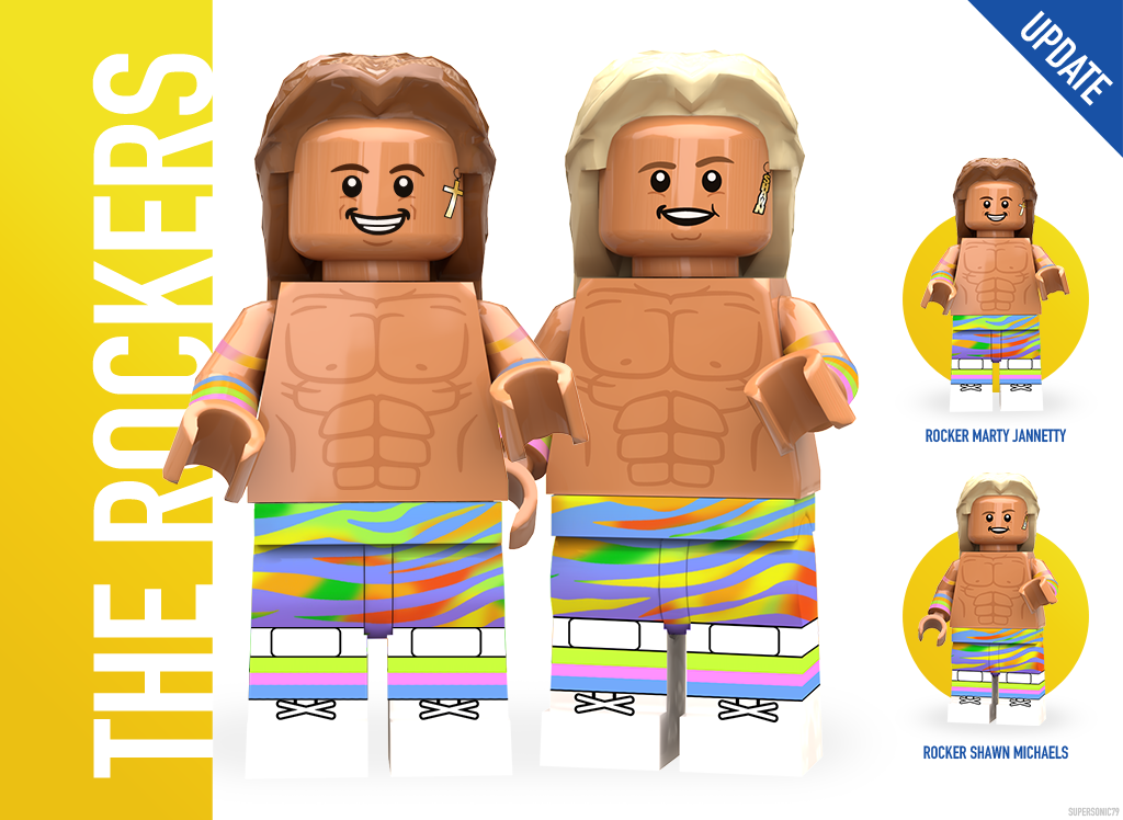 Wwe best sale lego figures