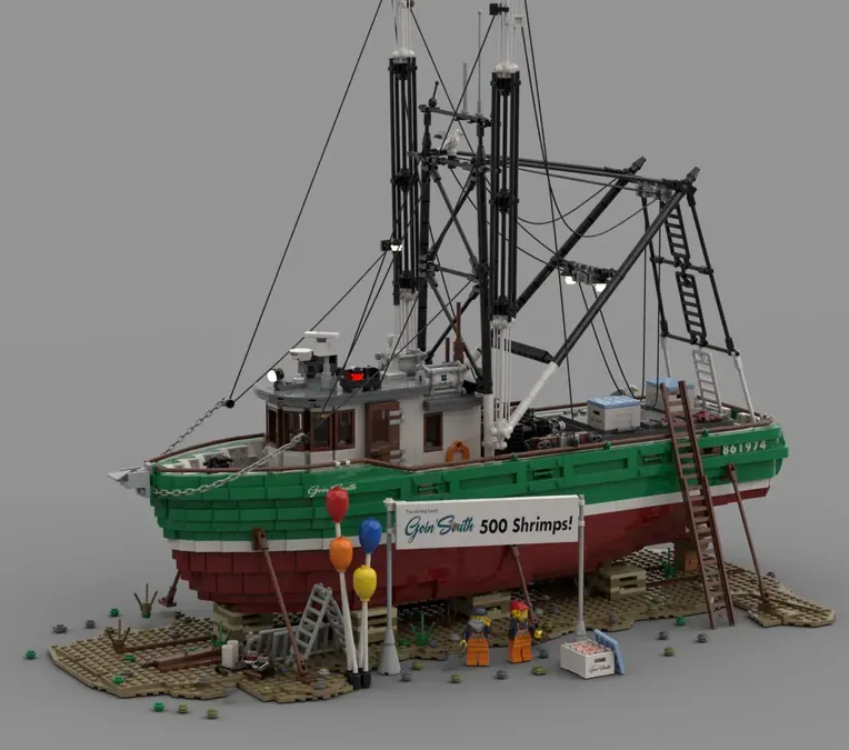 Lego shrimp boat hot sale