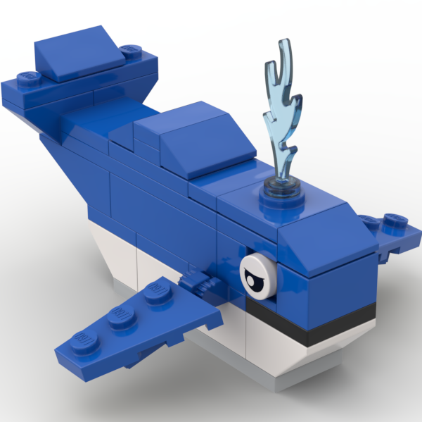 Blue 2025 whale lego