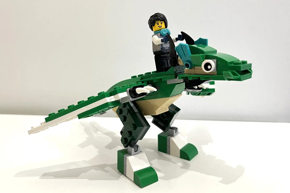 Lego creator best sale green dragon