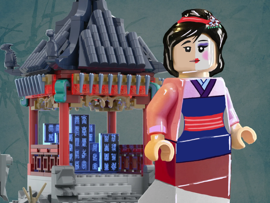 Lego cheap mulan minifigure