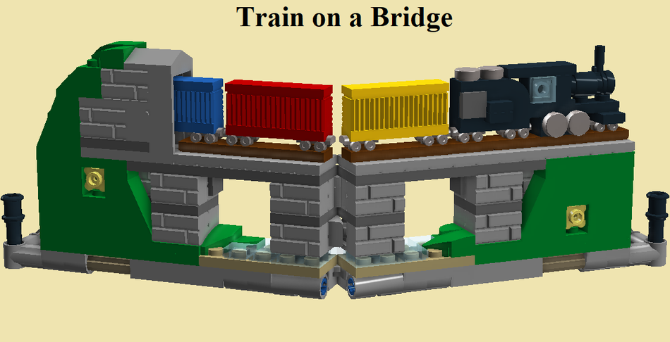 Lego train bridge online ideas