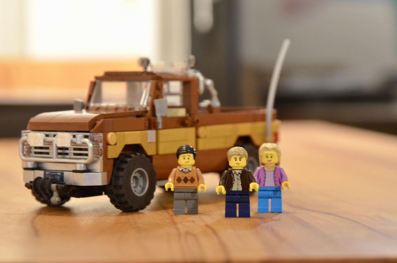 Lego fall best sale guy truck