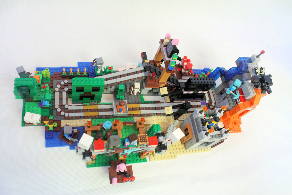 Lego mini best sale roller coaster