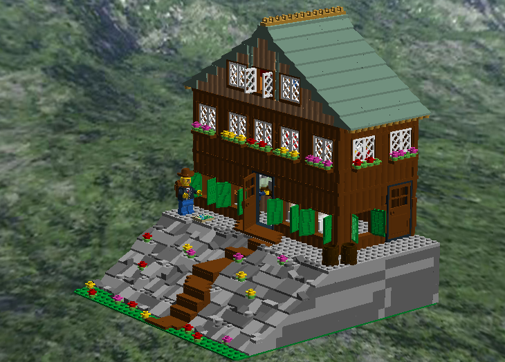 Lego mountain hot sale hut