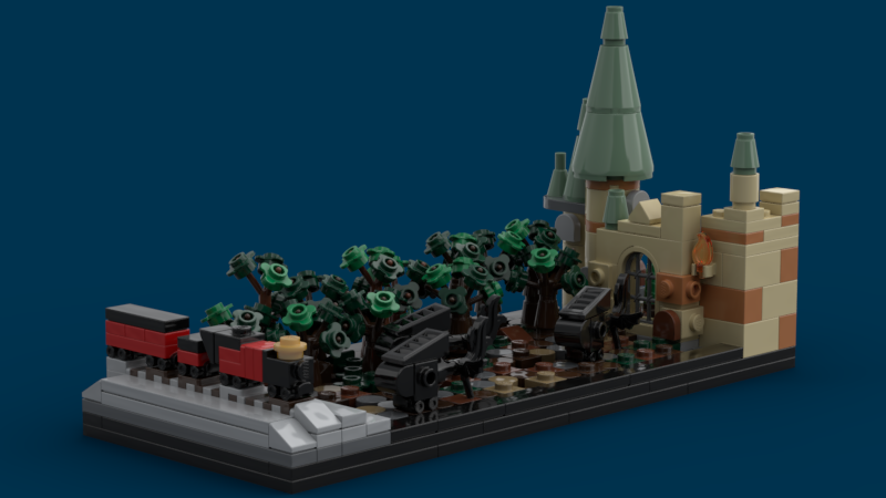 LEGO IDEAS Head Back To Hogwarts Thestral Carriage Ride