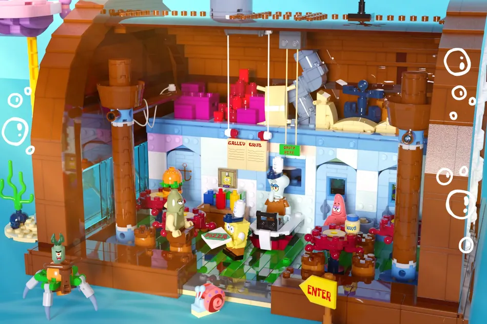 Lego krusty krab ideas sale