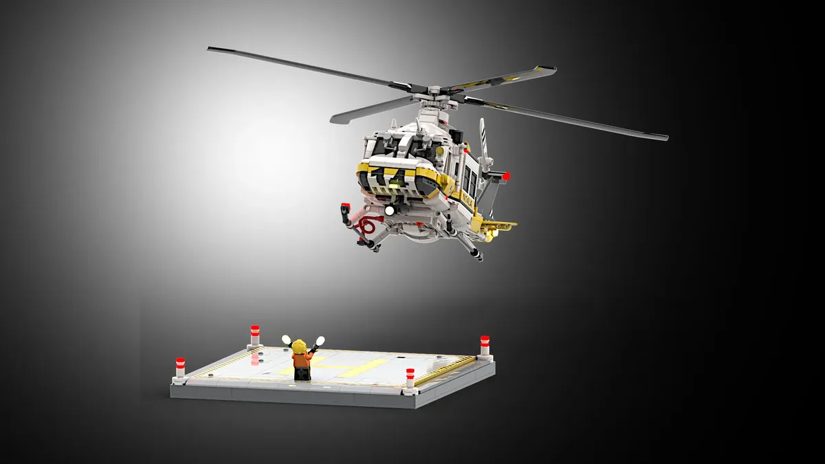 Lego store bell helicopter