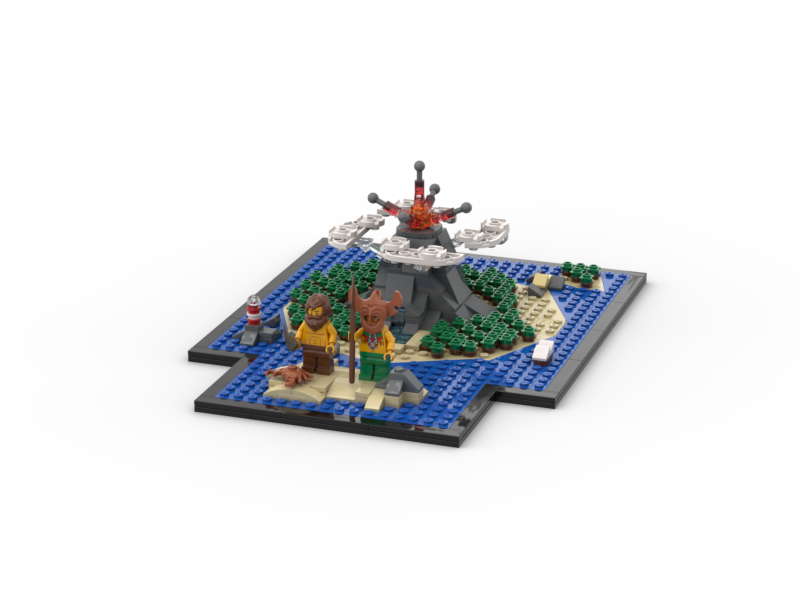 Lego tropical hot sale