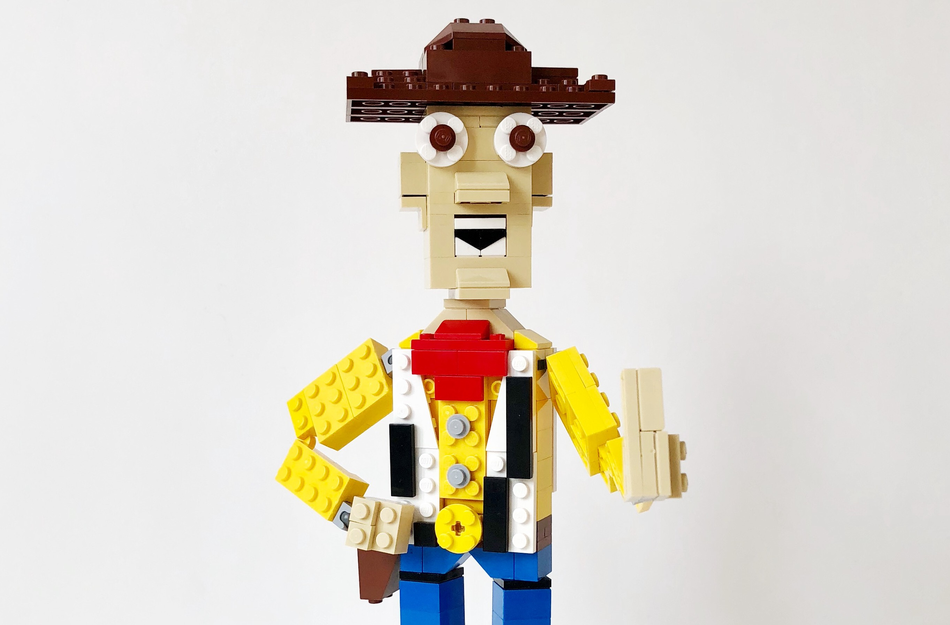 Woody toy story store lego