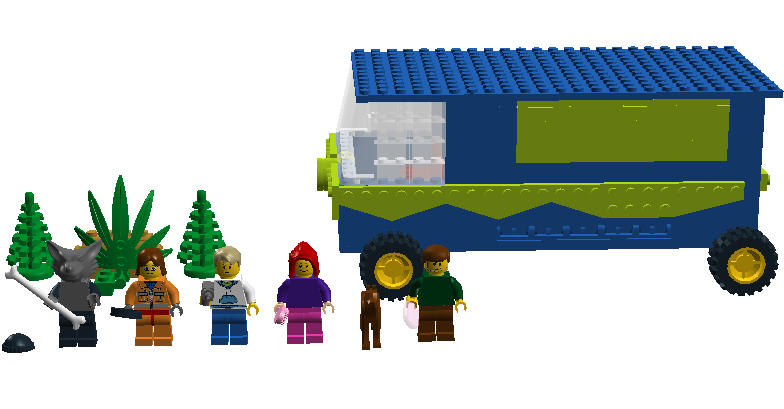 mystery machine lego set