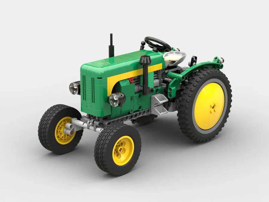 Old discount lego tractor