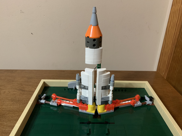 lego rocket launch