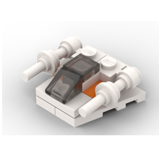 LEGO IDEAS Mini Scale Star Wars Fleet snowspeeder