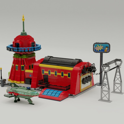 lego futurama ship