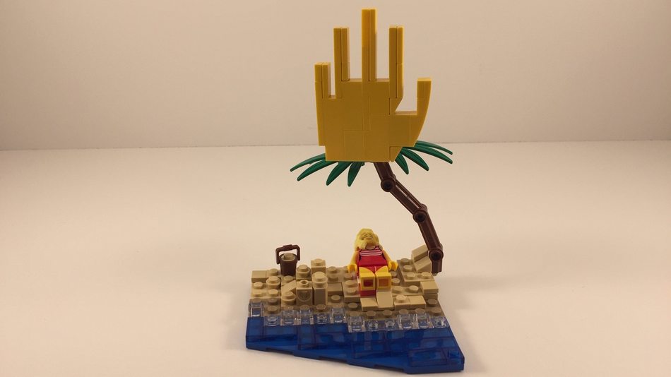 Lego discount palm tree