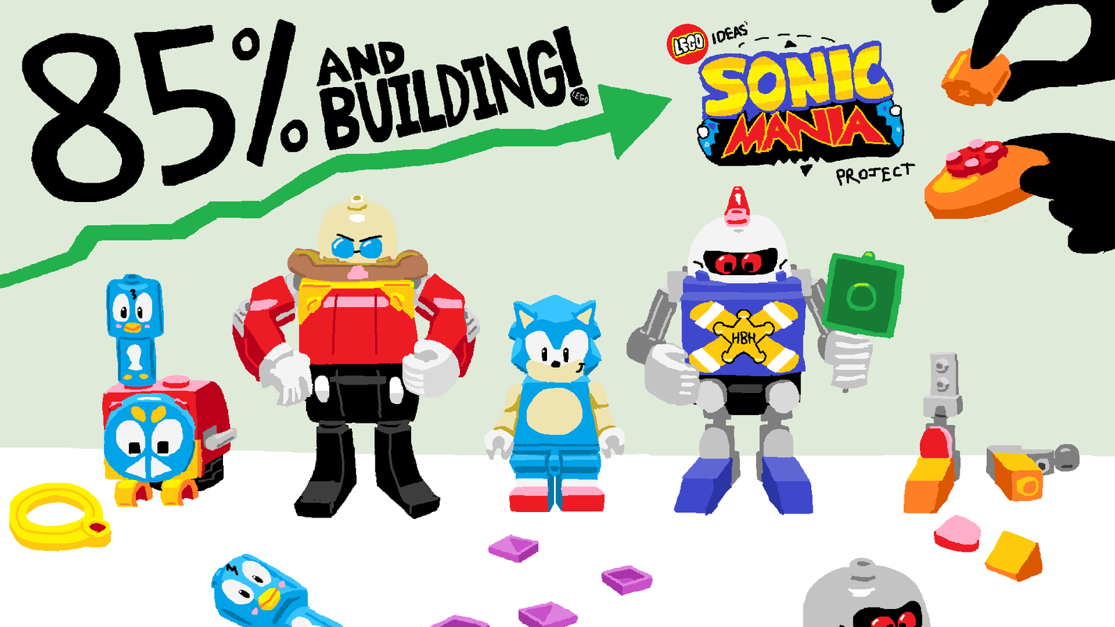 LEGO IDEAS - Sonic Mania - Green Hill Zone