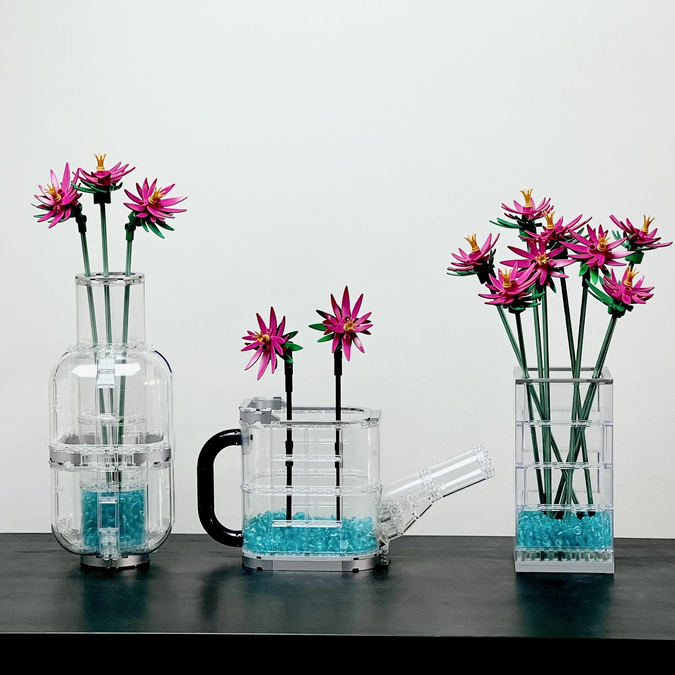 How to Upcycle an Old Glass Into an Awesome LEGO Vase