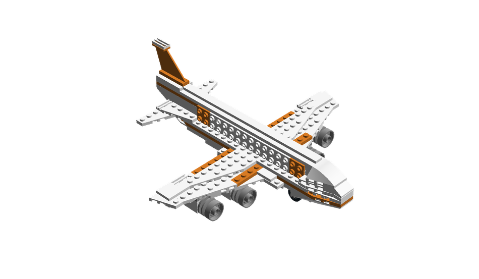 Easy best sale lego airplane