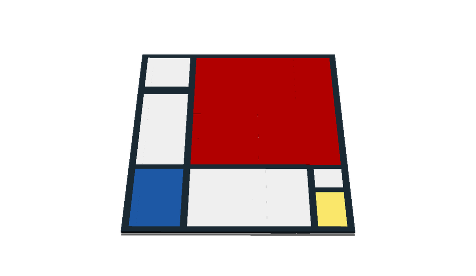 LEGO IDEAS Piet Mondrian s Composition II in Red Blue and Yellow 1930