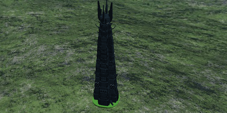 Lego lord of online the rings orthanc tower